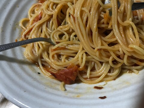 今までで一番美味しい、トマトで煮る絶品パスタ